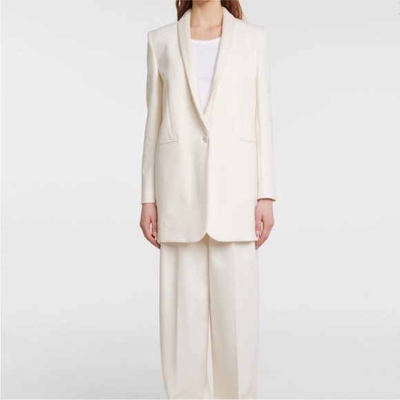 The Row Jerry Jacket in Wool Cream Blazer Size 12 NWT - Picture 1 of 16